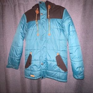 L1 Insulated Teal Jacket Size Medium